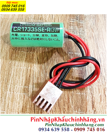 FDK CR17335SE-R, Pin nuôi nguồn FDK CR17335SE-R lithium 3v Made in Japan
